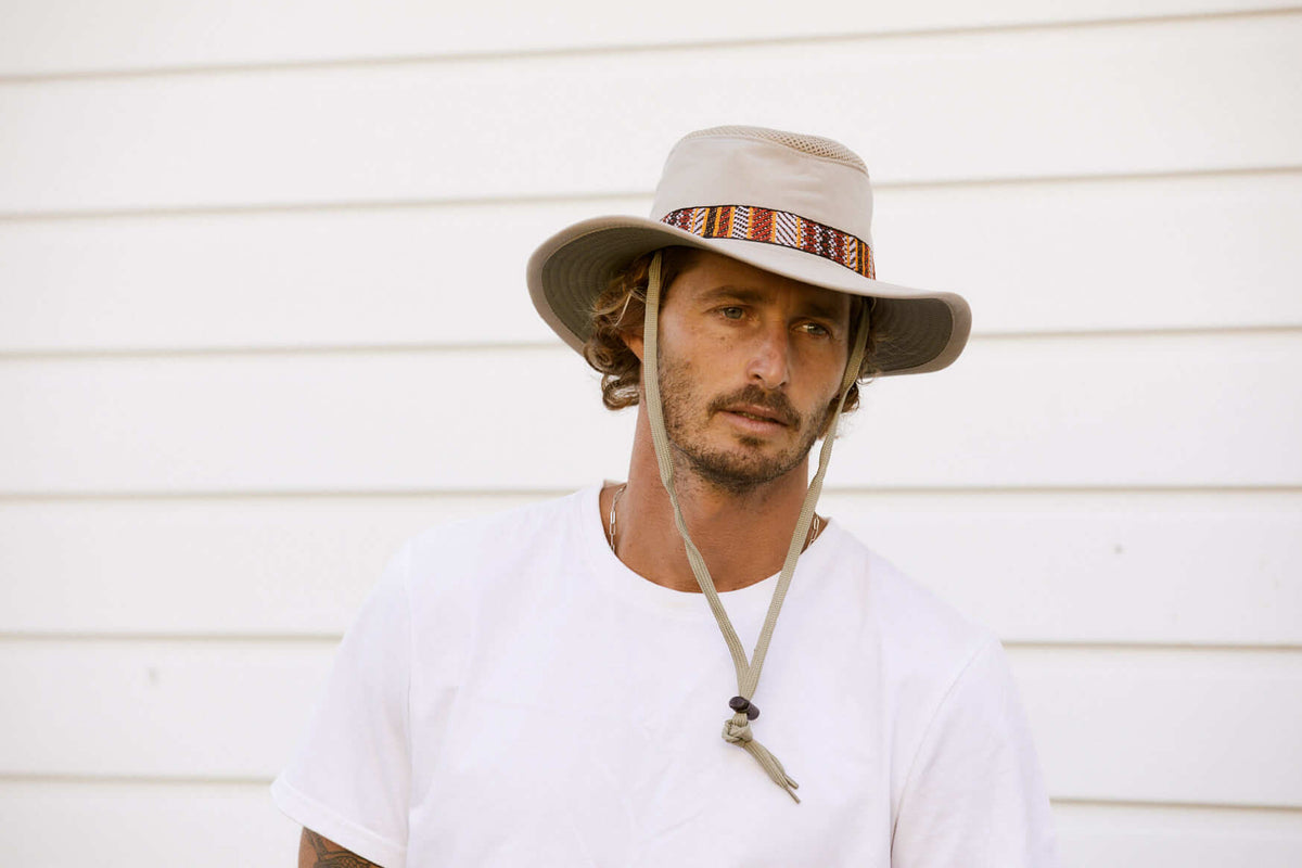 Cloth Hat Boating Hats Aztec Boater Recycled Hat