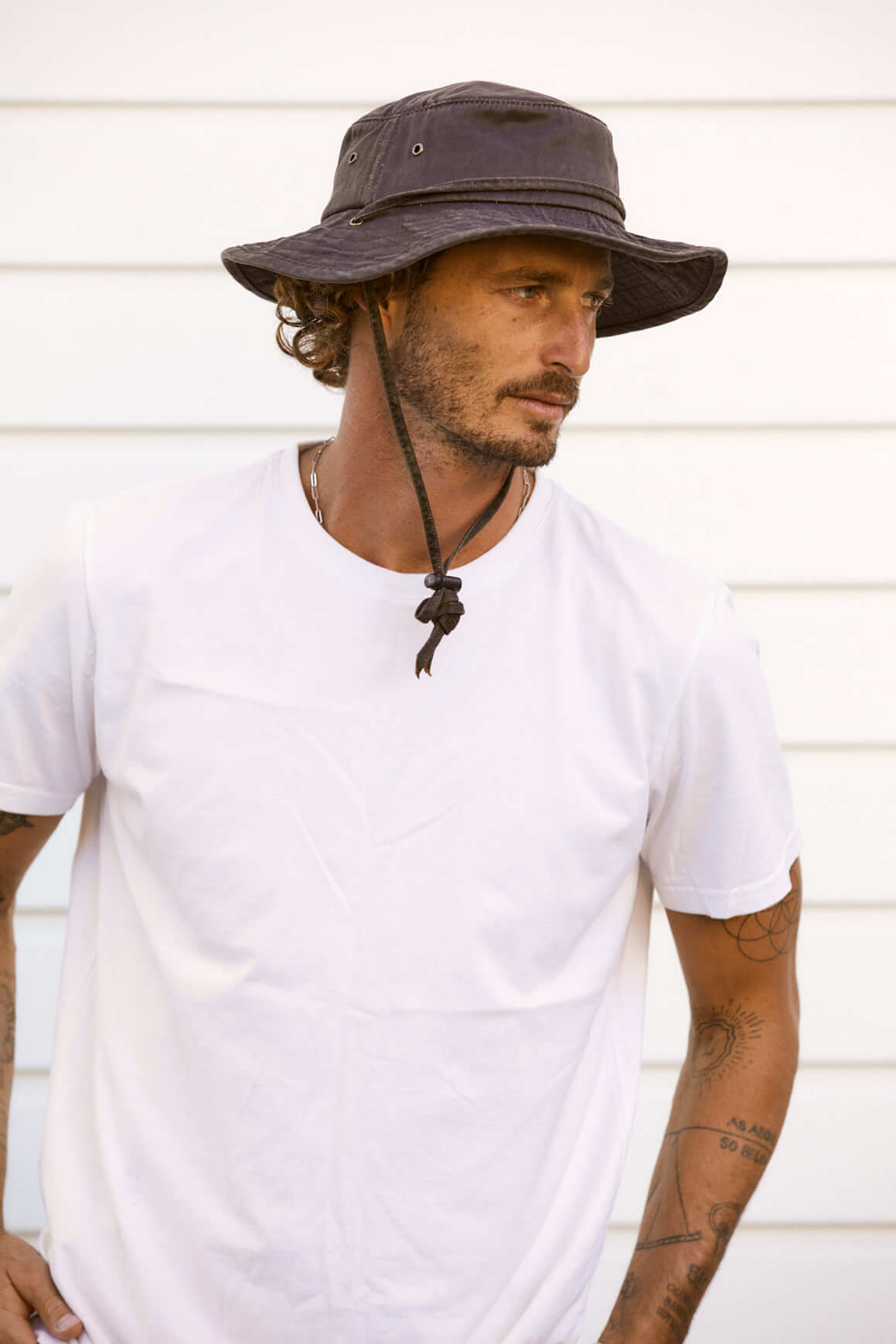 Cloth Hat Bucket Hats Dusty Road Aussie Waterproof Cotton Hat