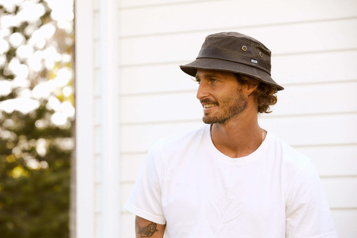 Cloth Hat Bucket Hats Weathered Cotton Bucket Hat