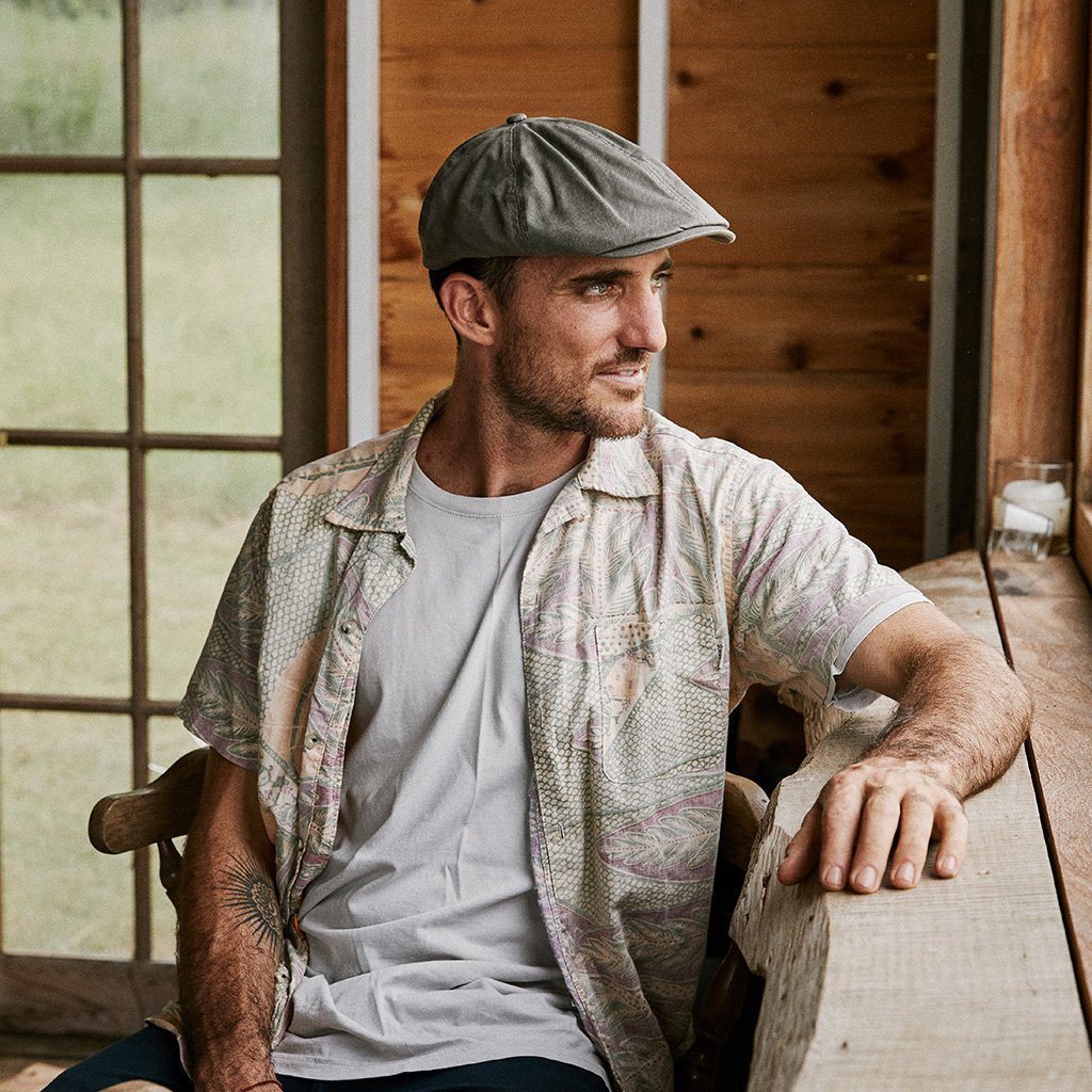 Cloth Hat Golf Hats Henry Long-Bill Newsboy Cap