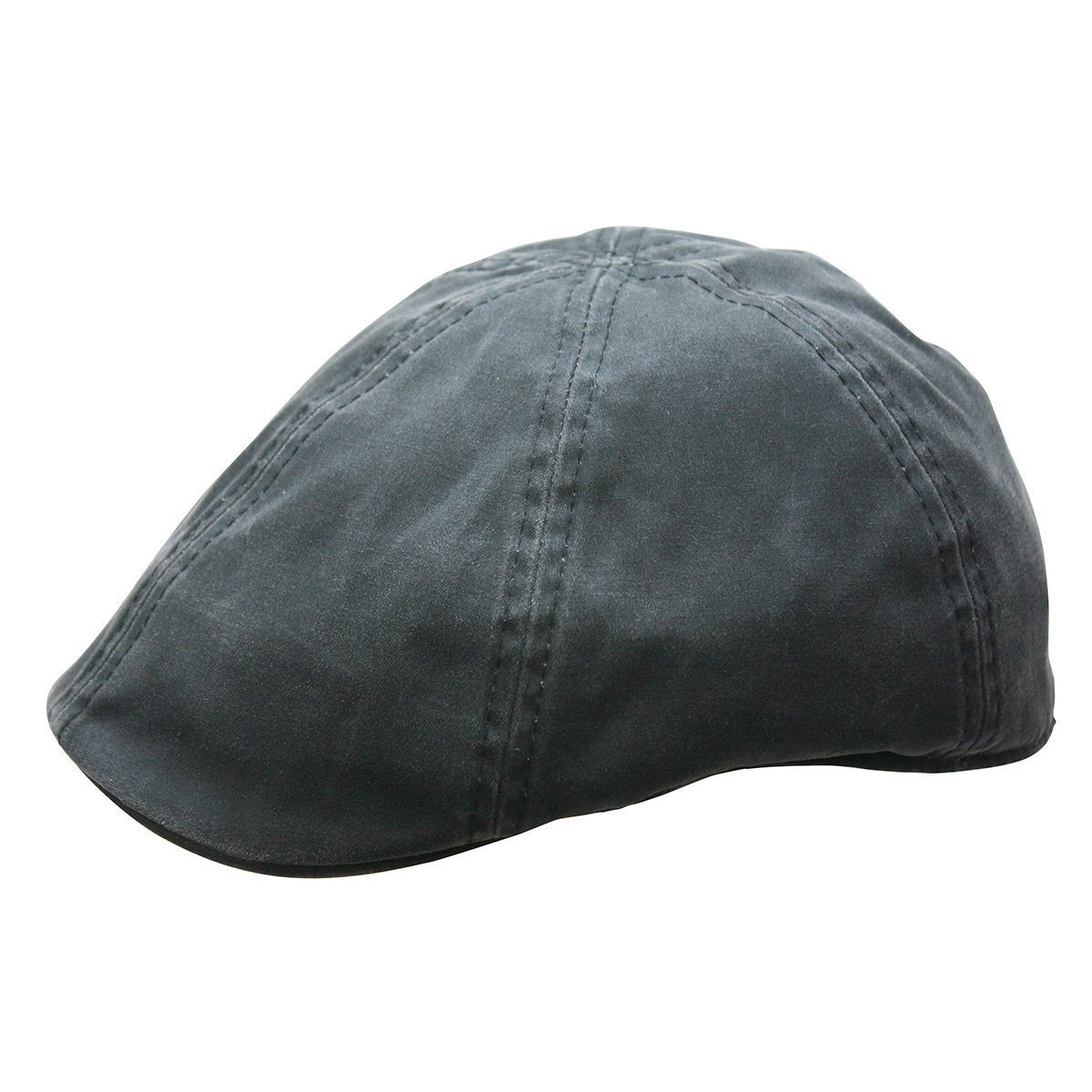Cloth Hat Newsboy/Flat Caps Black / XX-Large Merrik Cotton Newsboy Cap