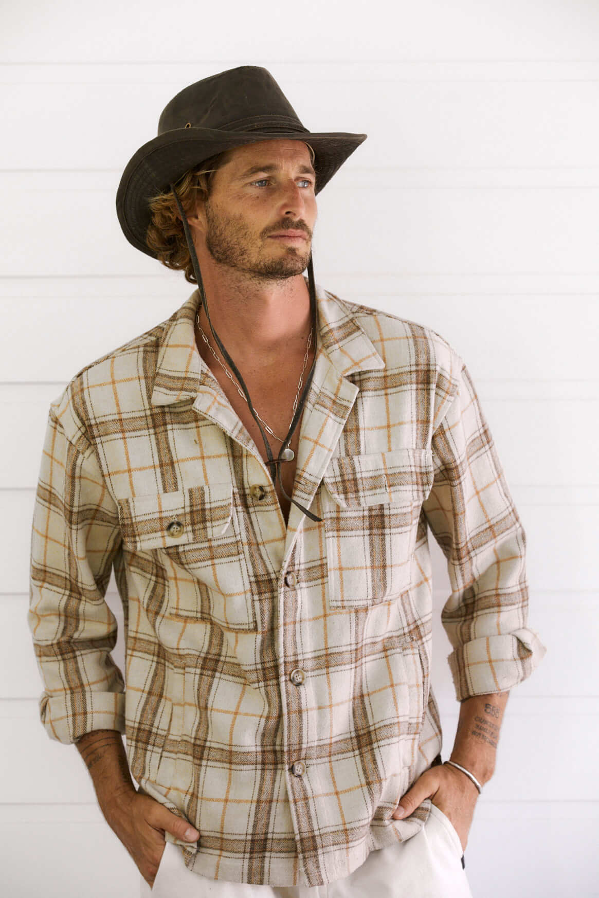 Cloth Hat Outback Hats Bounty Hunter Water Resistant Cotton Hat
