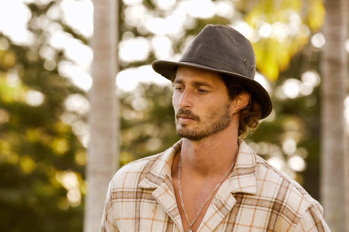 Cloth Hat Outback Hats Indy Jones Water Resistant Cotton Hat