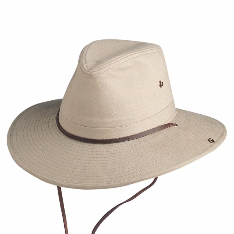 Cloth Hat Outback Hats Khaki / Small Sahara Aussie Cotton Slouch Hat