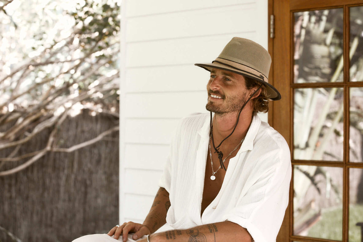 Cloth Hat Safari Hats Nathan Hemp Mesh Hiker Hat