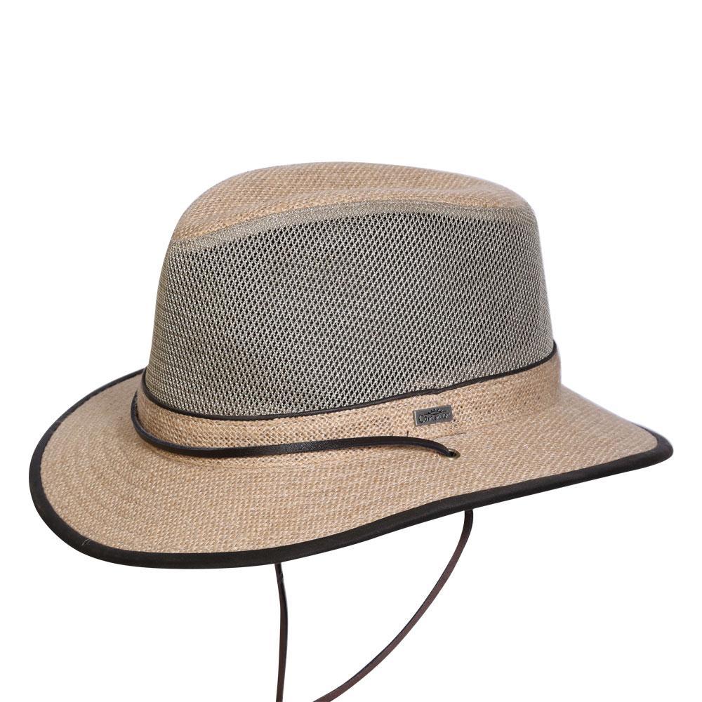 Cloth Hat Safari Hats Camel / Small Nathan Hemp Mesh Hiker Hat