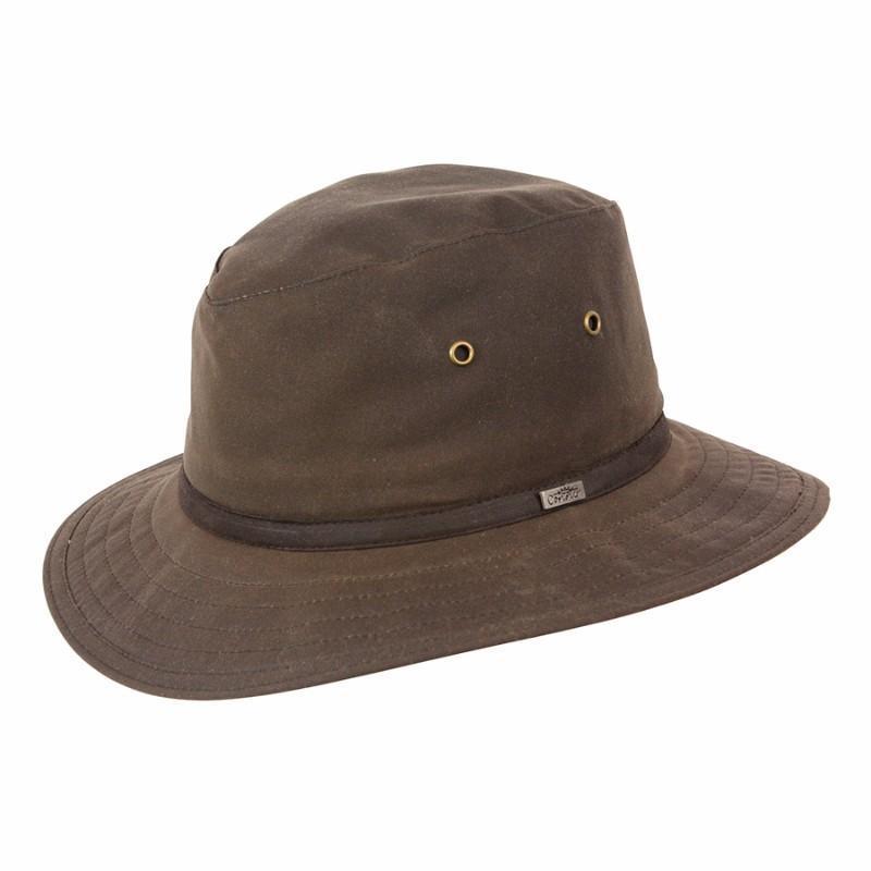 Cloth Hat Safari Hats Brown / Small Portland Waxed Cotton Rain Hat