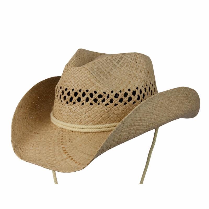 Conner Hats Western Hats Natural / One Size Coby Kids Western Raffia Hat