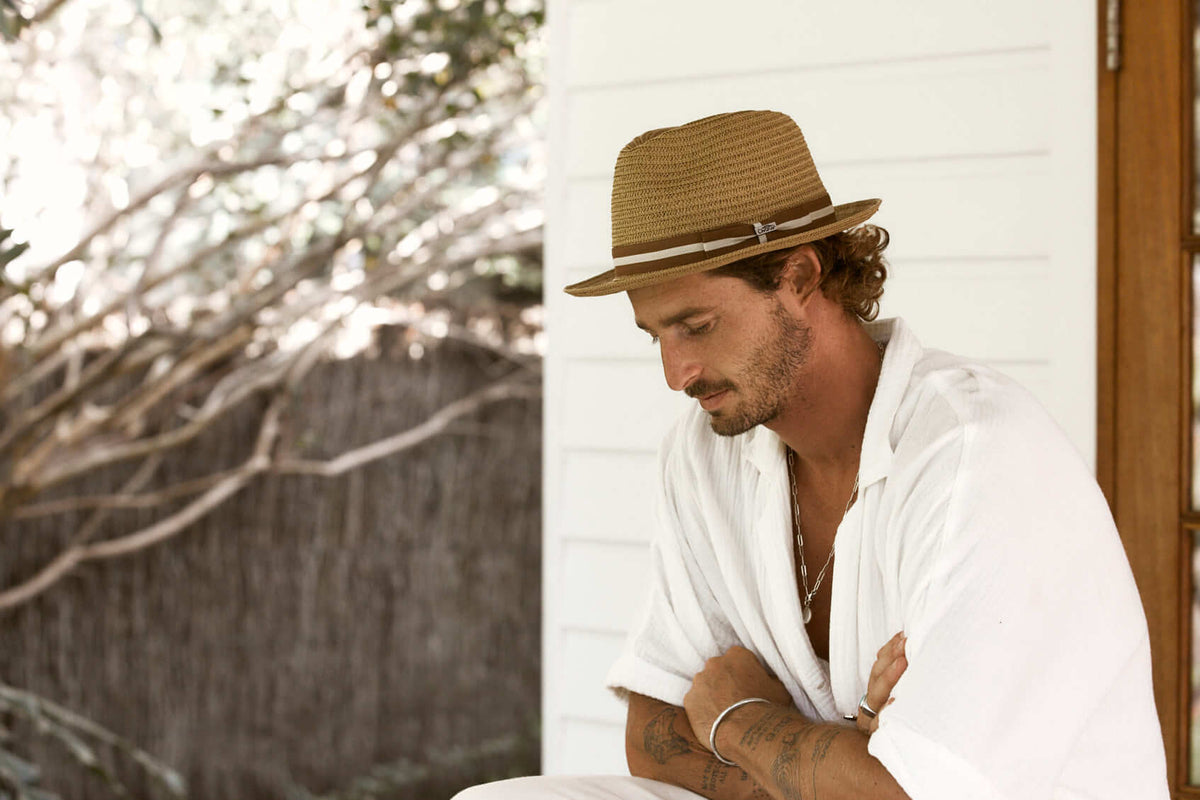 Straw Hat Fedoras Avondale Park Fedora Hat