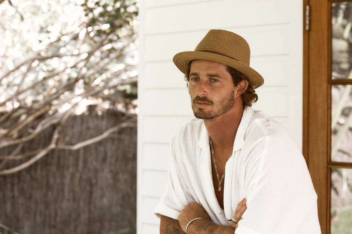 Straw Hat Fedoras Avondale Park Fedora Hat