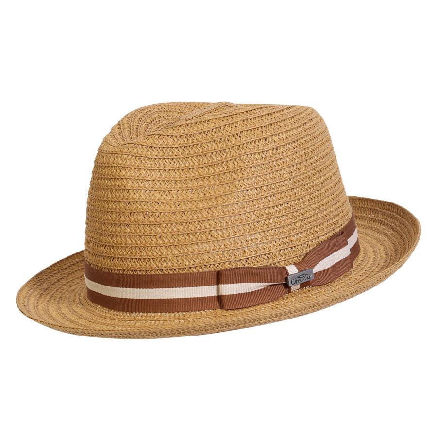 Straw Hat Fedoras Tan / Small/Medium Avondale Park Fedora Hat