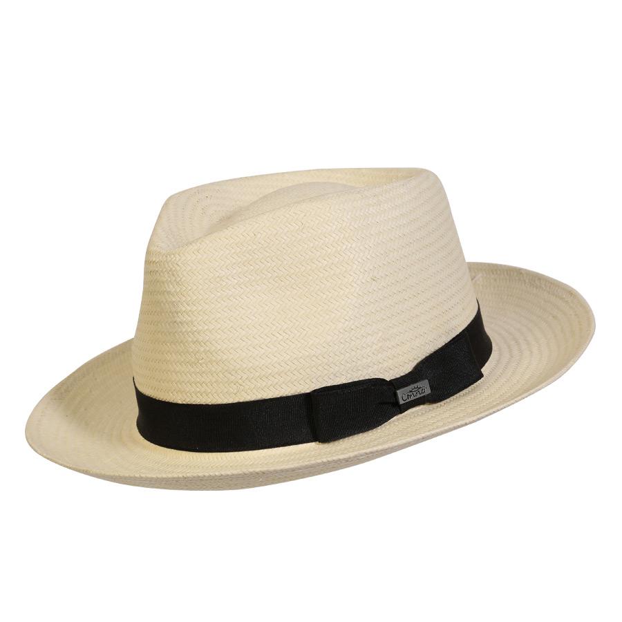 Straw Hat Fedoras Natural / Small/Medium Casablanca Fedora Hat