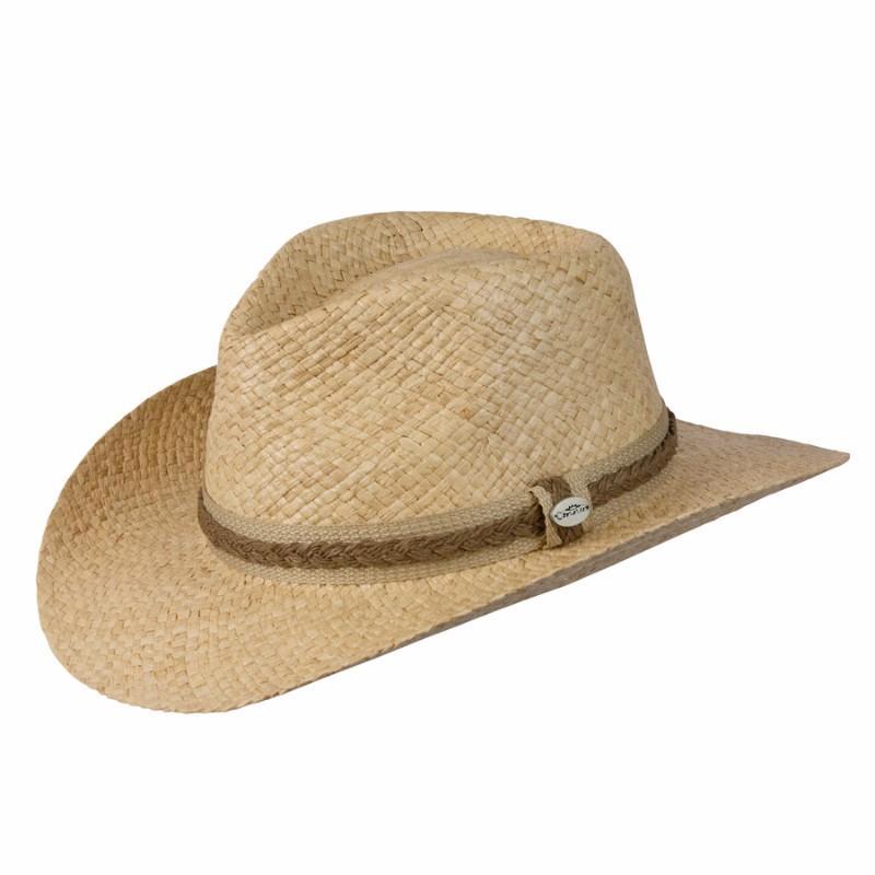 Straw Hat Outback Hats Natural / Small/Medium Key Largo Outback Straw Hat