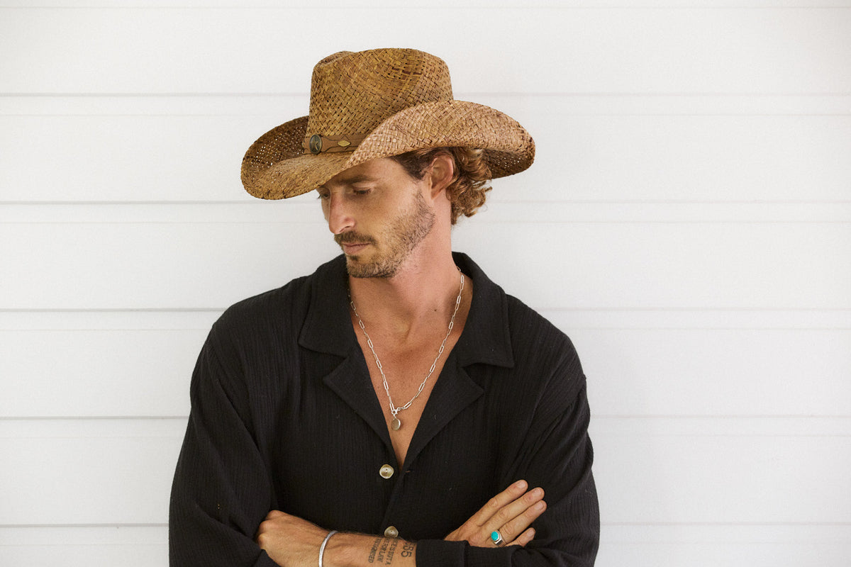 Straw Hat Western Hats Country Western Raffia Shapeable Hat
