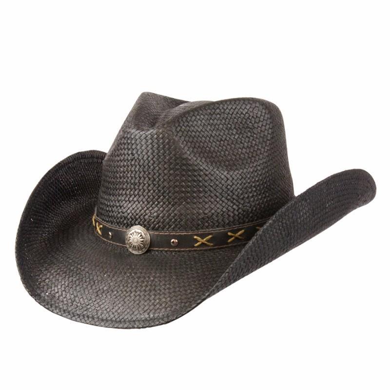 Straw Hat Western Hats Black / Small/Medium Gunsmoke Western Toyo Hat
