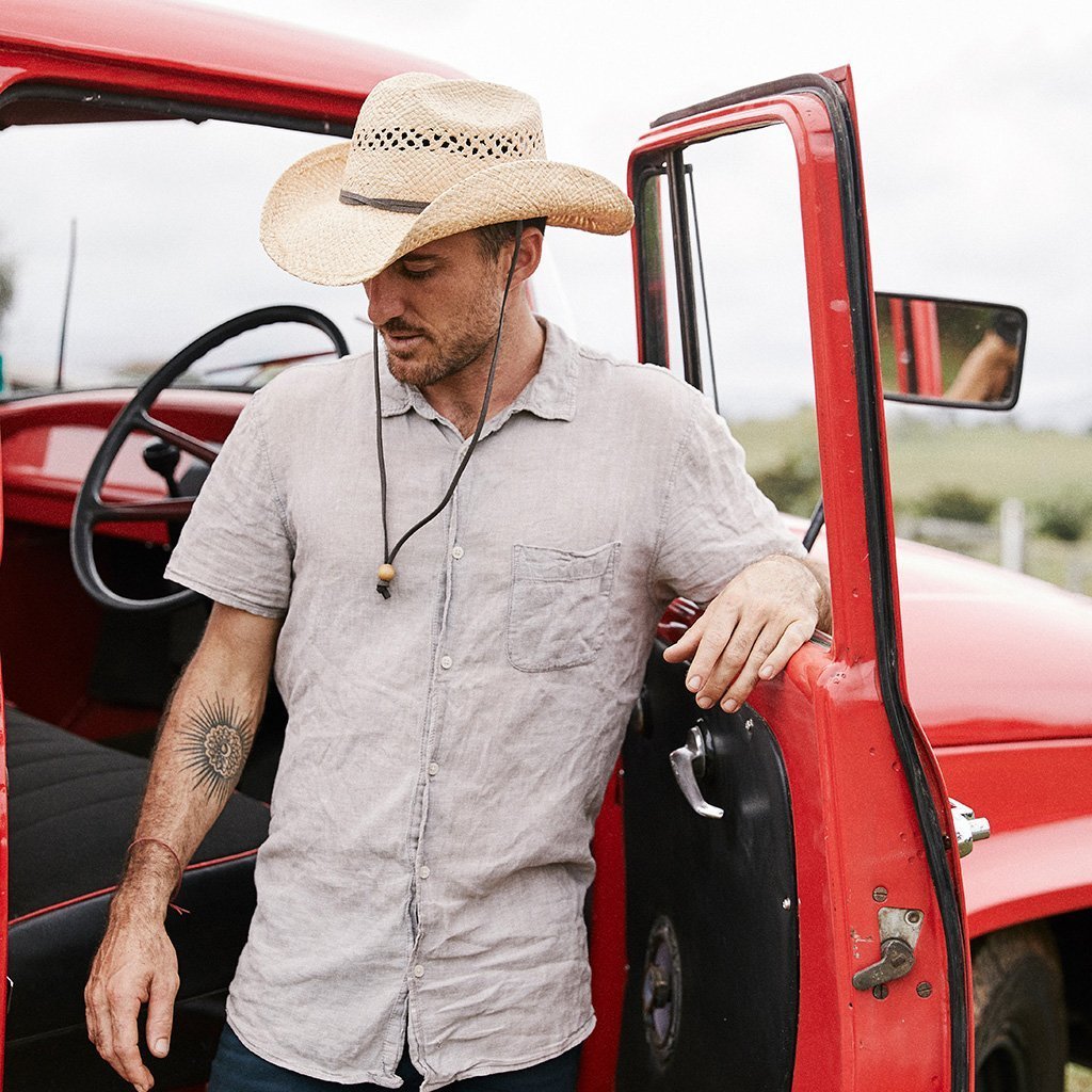 Straw Hat Western Hats Jasper Raffia Western Hat