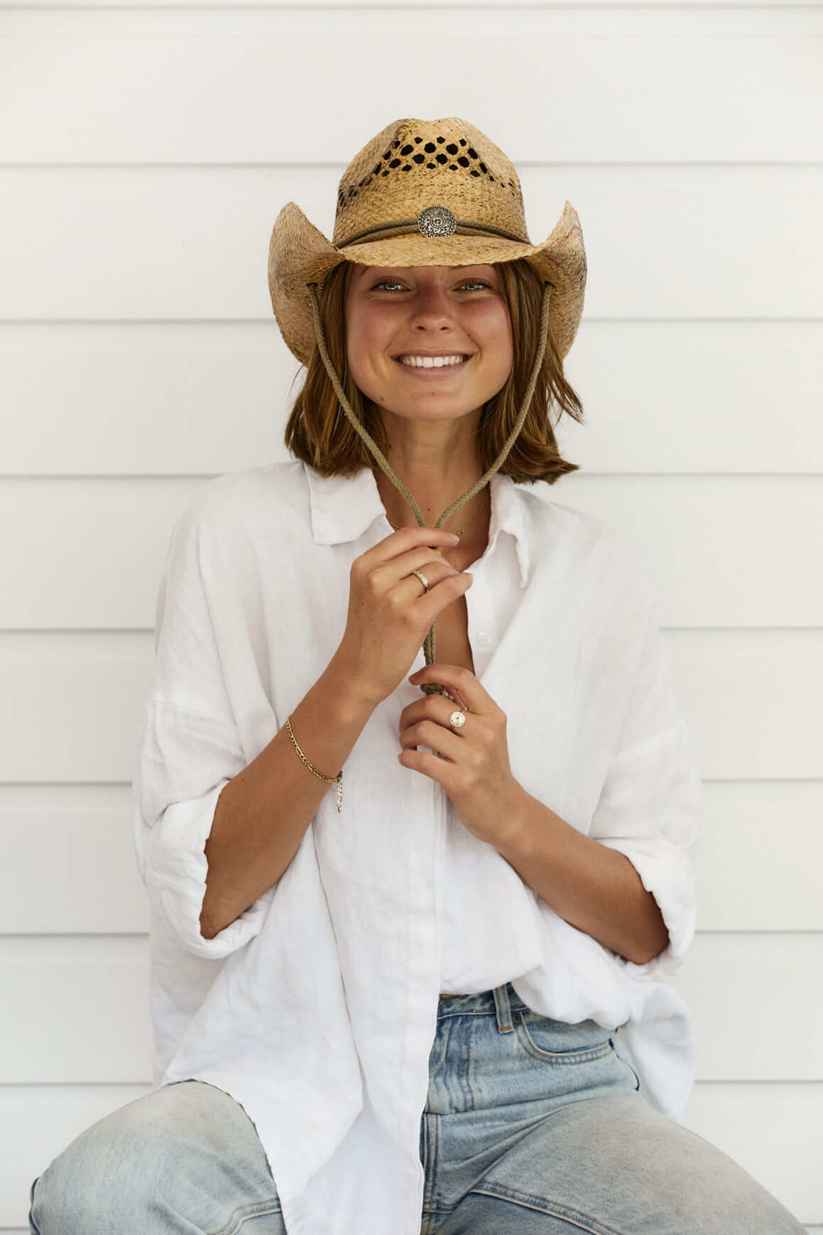 Straw Hat Western Hats John Stone Western Shapeable Raffia Hat