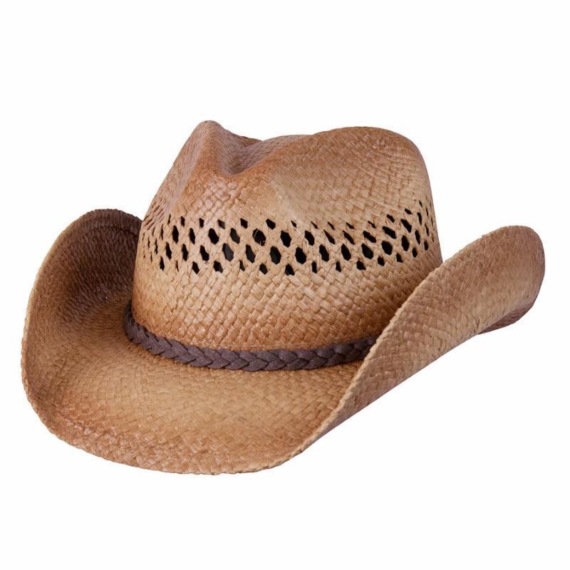Straw Hat Western Hats Caramel / Small/Medium Tex Western Straw Shapeable Hat