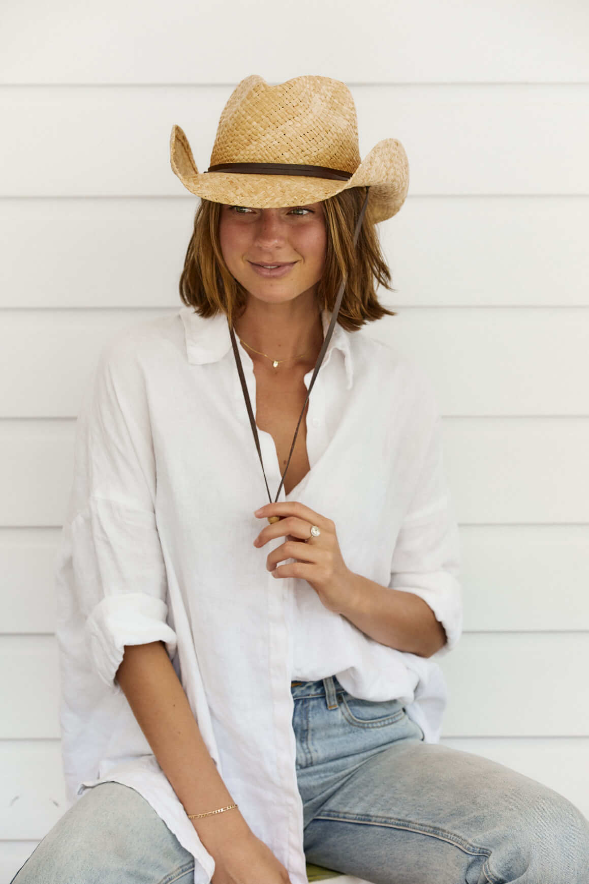 Straw Hat Western Hats The Original Western Raffia Shapeable Hat