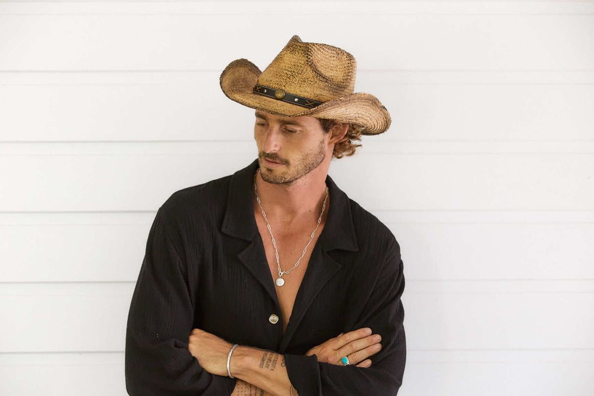 Straw Hat Western Hats The Signal Organic Raffia Western Hat