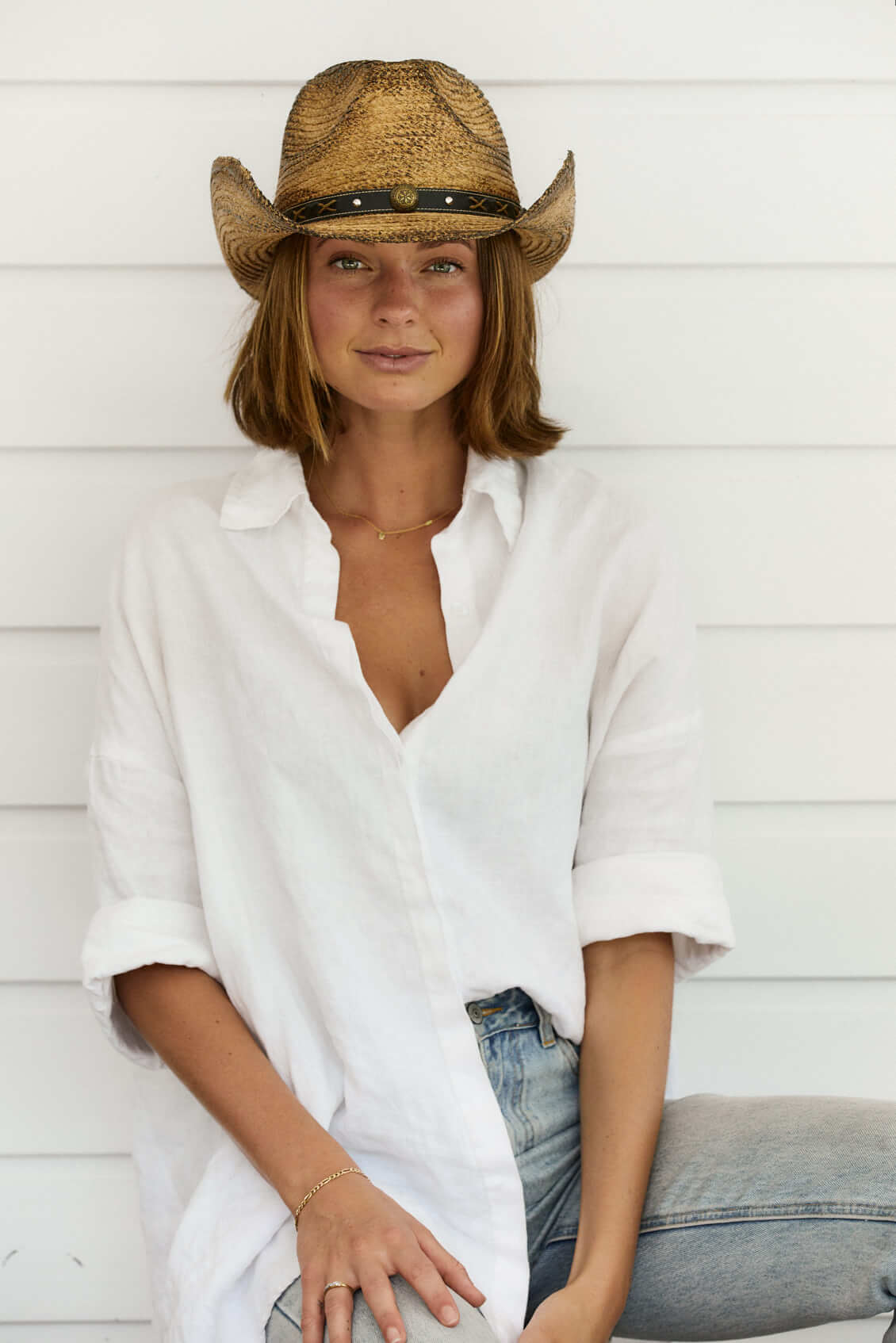 Straw Hat Western Hats The Signal Organic Raffia Western Hat