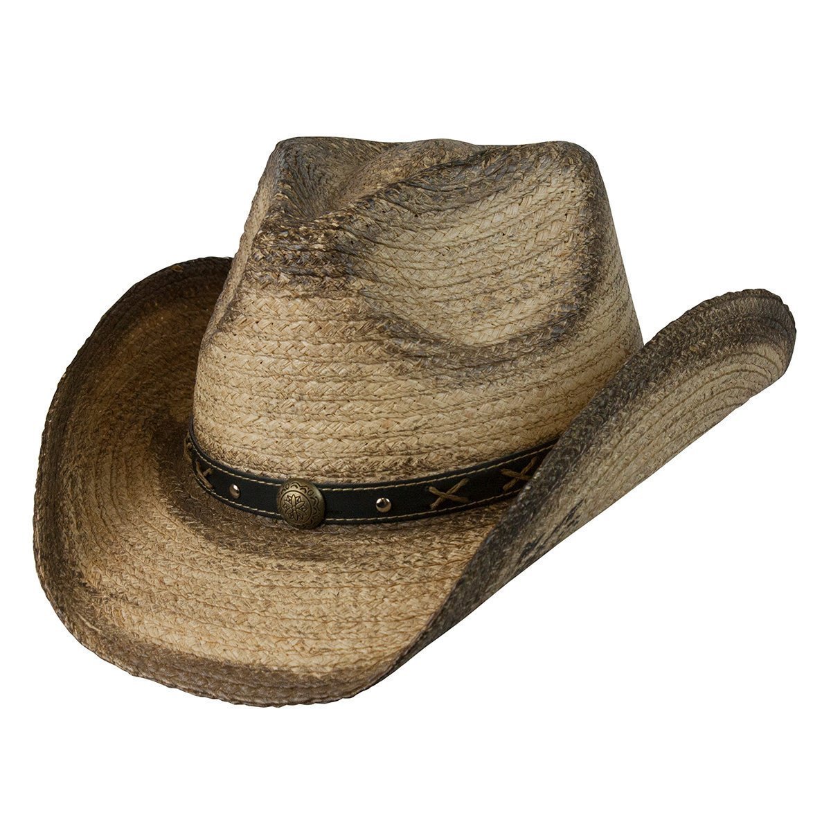 Straw Hat Western Hats Coffee / Small/Medium The Signal Organic Raffia Western Hat