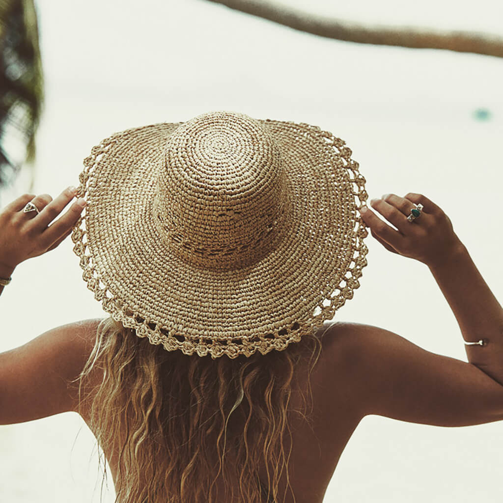 Straw Hat Women's Hat Amy Summer Womens Raffia Hat