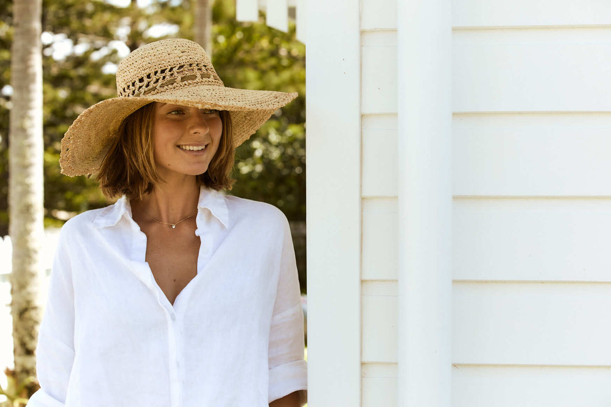 Straw Hat Women's Hat Amy Summer Womens Raffia Hat