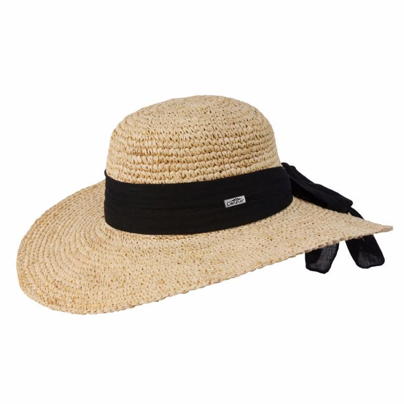 Straw Hat Women's Hat Natural / One Size Latin Quarter Ladies Raffia Sun Hat