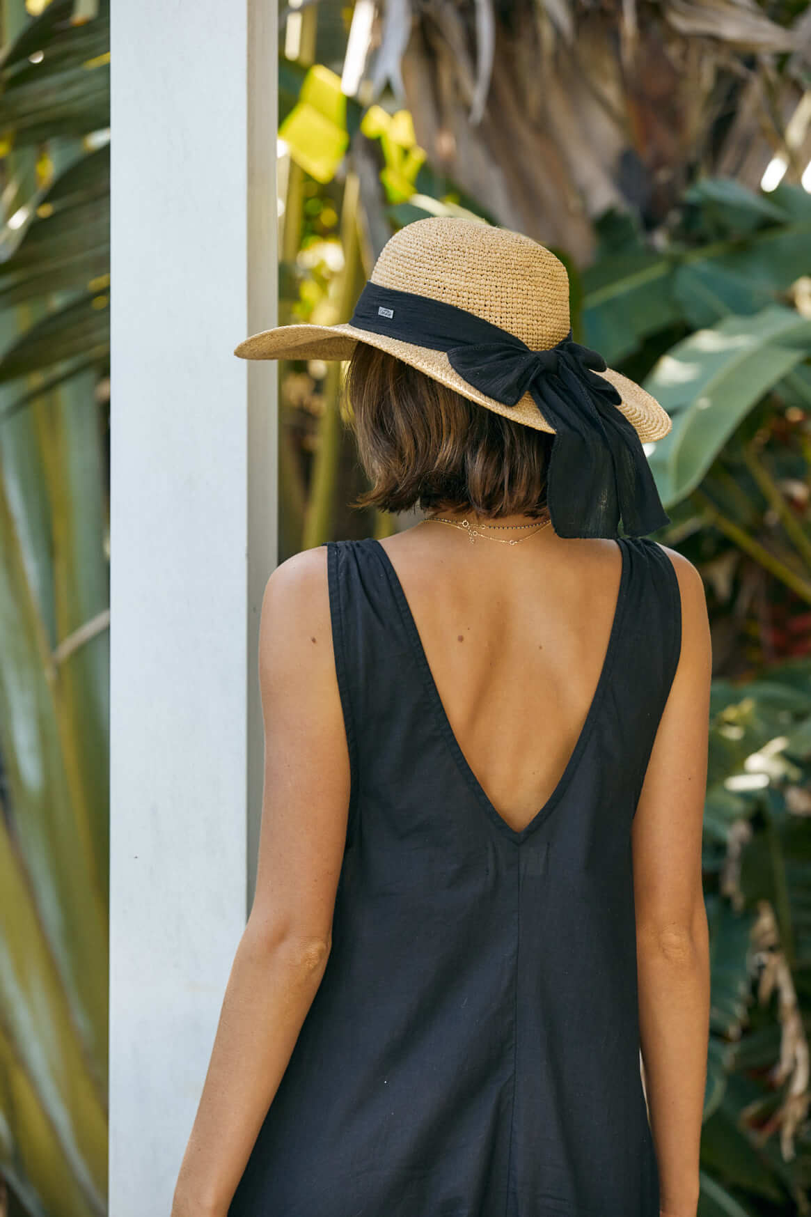Straw Hat Women's Hat Natural / One Size Latin Quarter Ladies Raffia Sun Hat