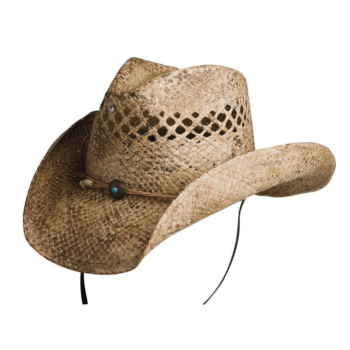 Straw Hat Women's Hat Coffee / One Size Sadie Western Shapeable Raffia Hat