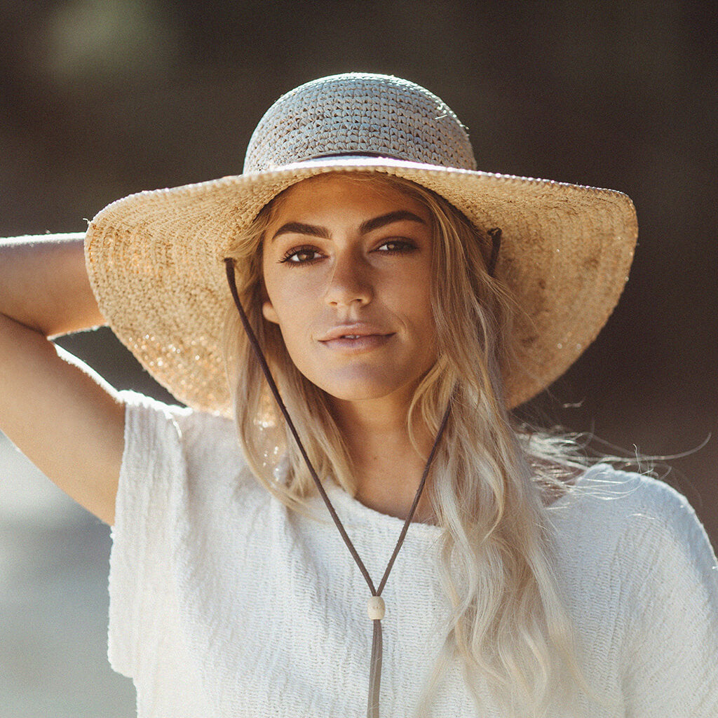 Straw Hat Women's Hat Tuscany Wide Brim Ladies Summer Straw Hat