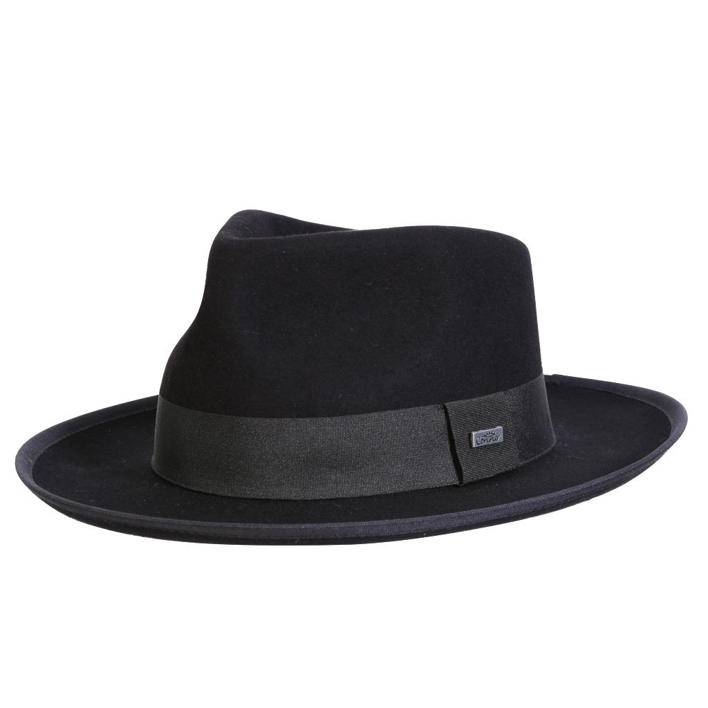 Wool Hat Fedoras Black / Small Buster Wool Fedora
