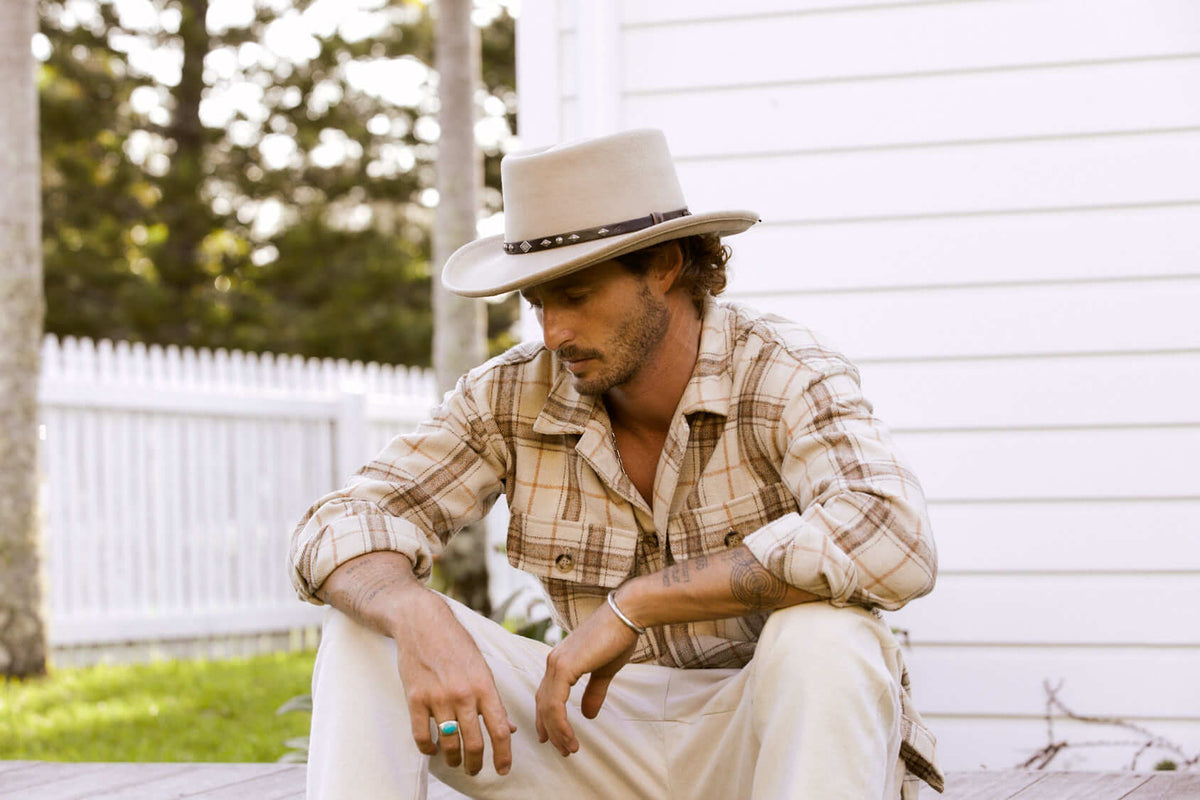 Wool Hat Gamblers Quincy Waterproof Wool Gambler