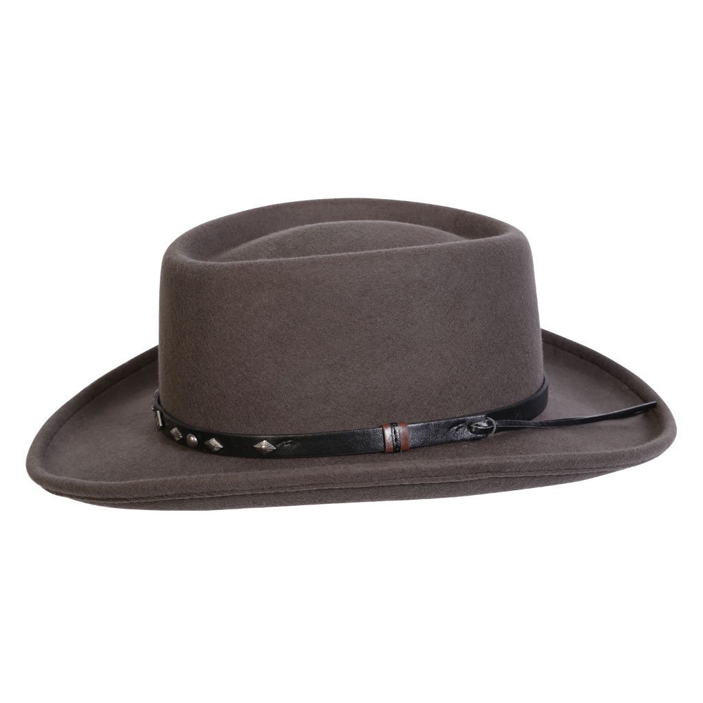 Wool Hat Gamblers Grey / Small Quincy Waterproof Wool Gambler