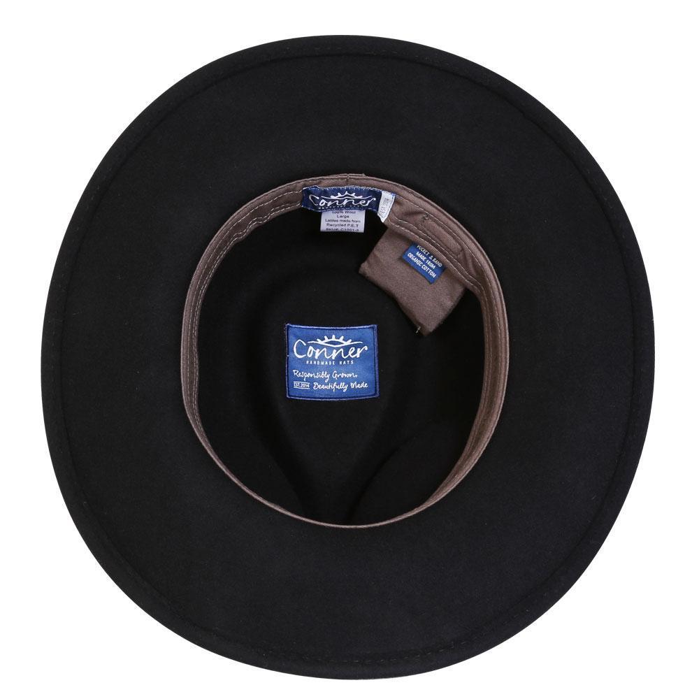 Wool Hat Outback Hats Aussie Wool Crusher Hat