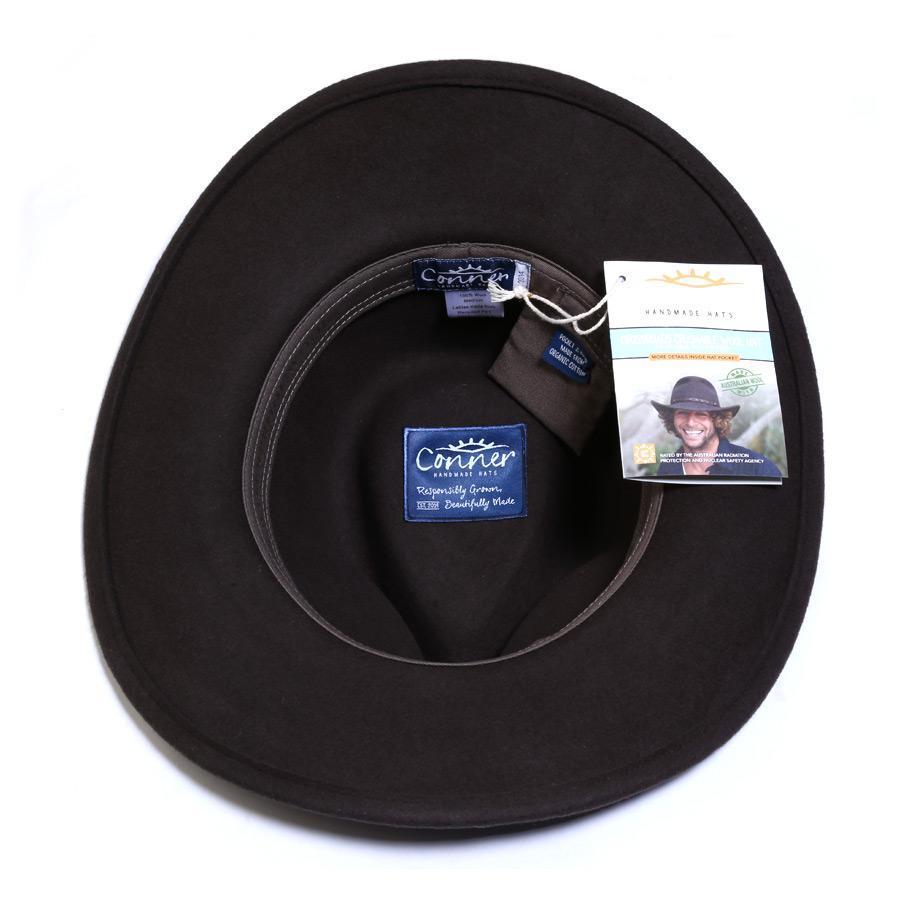 Wool Hat Outback Hats Crossroads Crushable Wool Hat