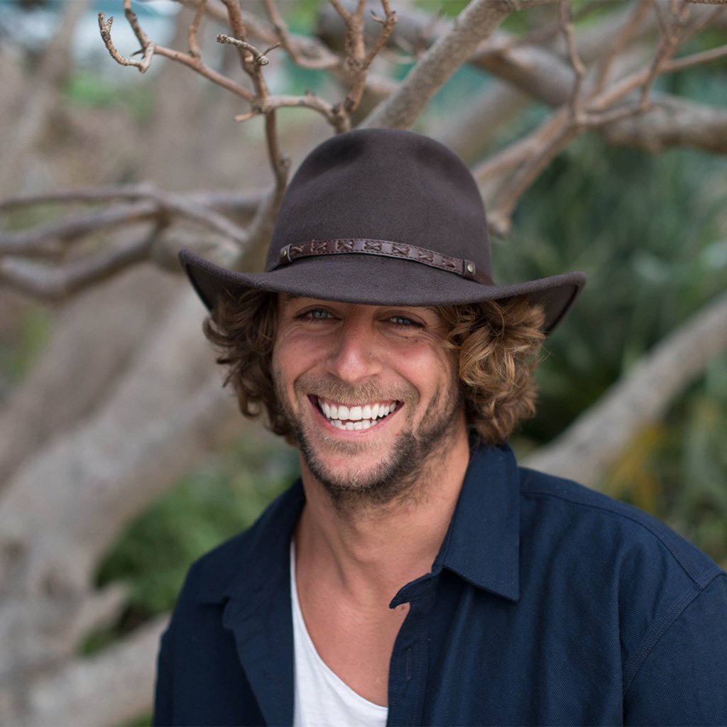 Wool Hat Outback Hats Crossroads Crushable Wool Hat