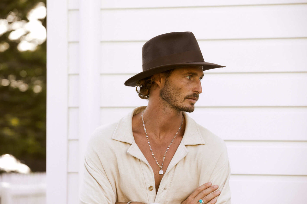 Wool Hat Outback Hats Indy Crushable Wool Hat