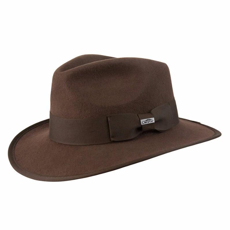 Wool Hat Outback Hats Brown / Small Indy Crushable Wool Hat