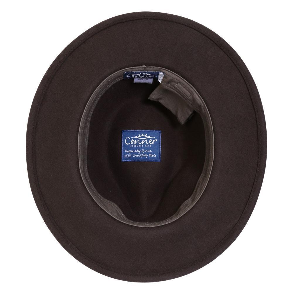 Wool Hat Outback Hats Jackeroo Crushable Wool Hat
