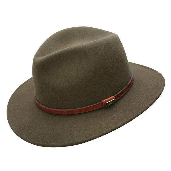 Wool Hat Outback Hats Loden / Small Jackeroo Crushable Wool Hat