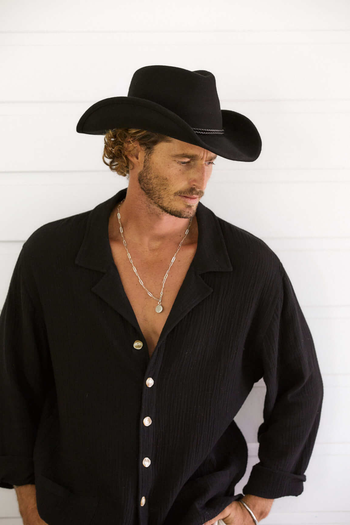 Wool Hat Western Hats Outlaw Western Shapeable Wool Hat