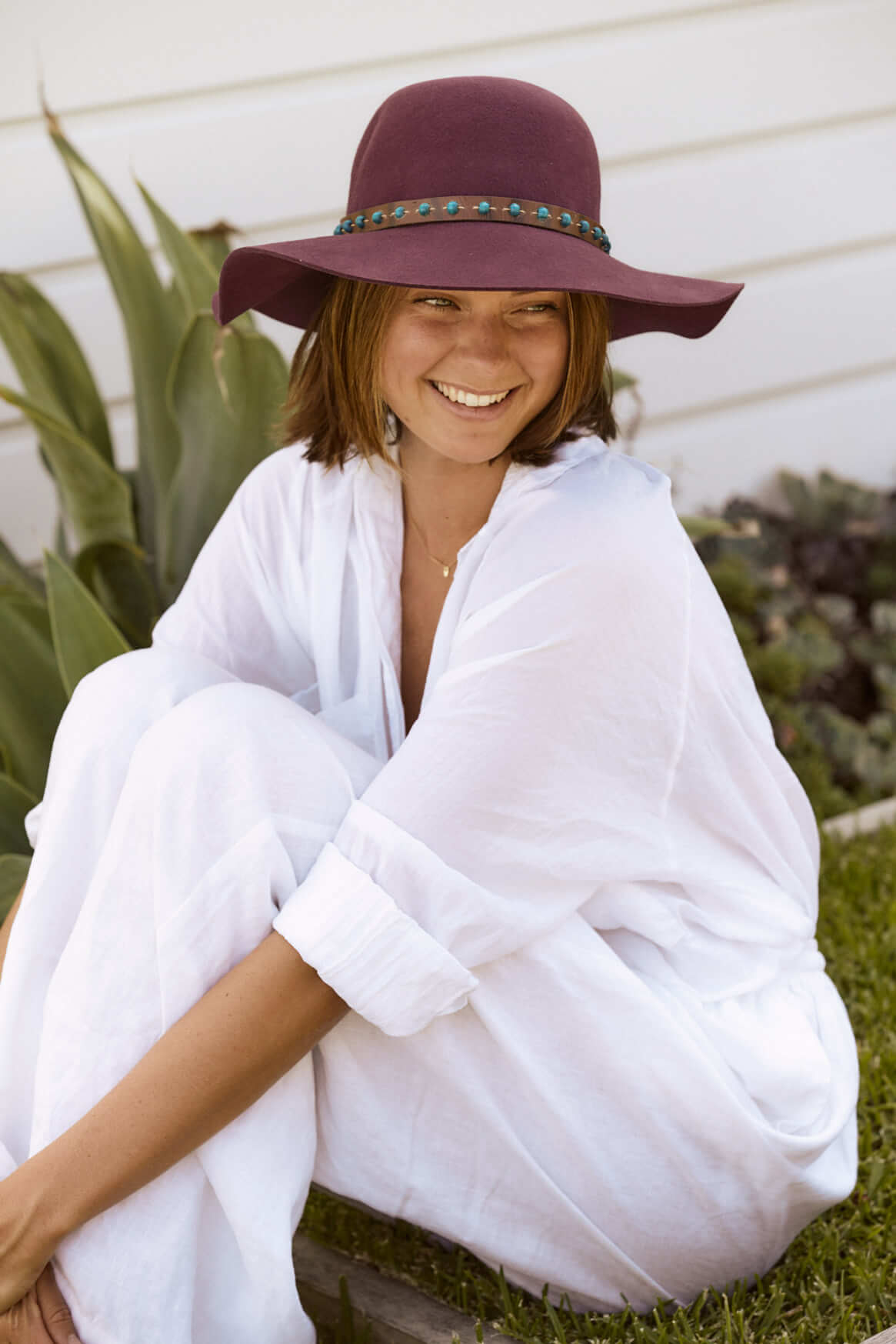 Wool Hat Women's Hat 1970 Australian Wool Floppy Hat