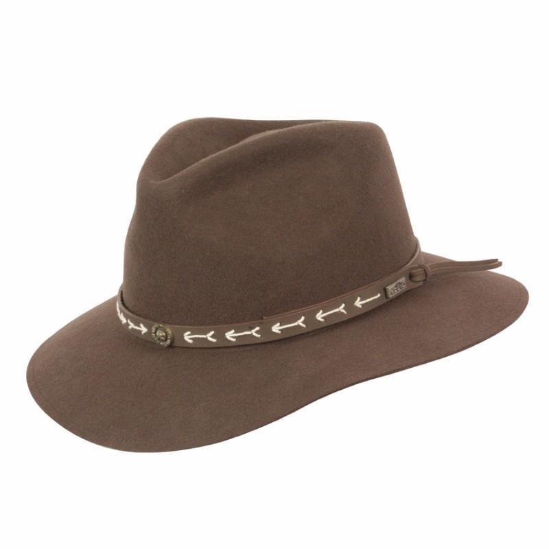 Wool Hat Women's Hat Chocolate / Small Mt. Warning Wool Boho Hat