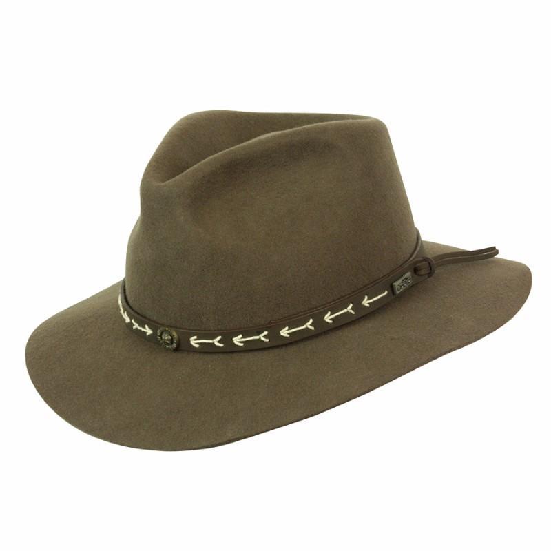 Wool Hat Women's Hat Loden Green / Small Mt. Warning Wool Boho Hat
